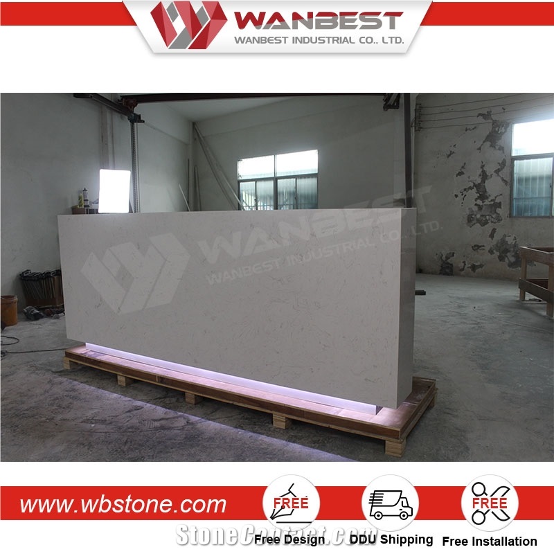 Straight Reception Desk Factory Made 2017