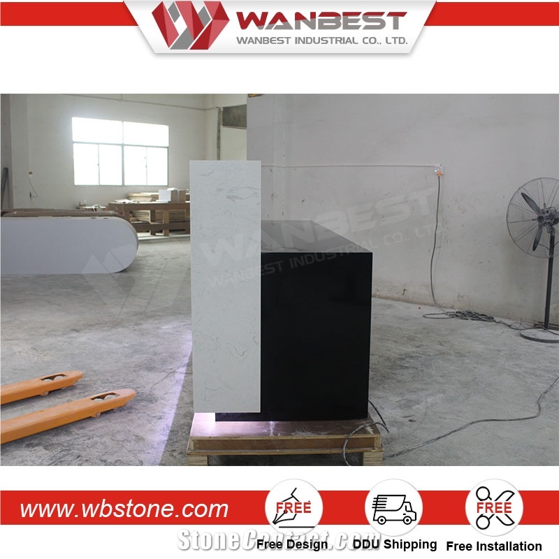Straight Reception Desk Factory Made 2017