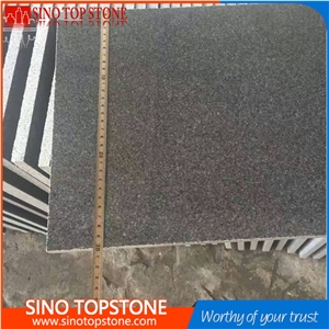 Sesame Black G654 Thin Tiles, China Impala Padang Dark G654 Granite 12x24 1cm Thin Tile