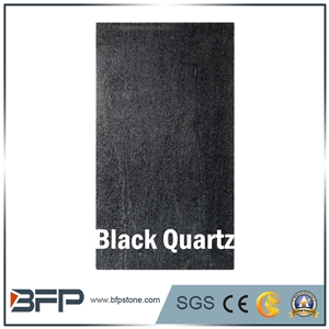 Hot Sale Black Engineered Quartz Stone for Kitchen Countertop