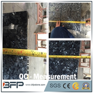 Hot Sale Black Engineered Quartz Stone for Kitchen Countertop