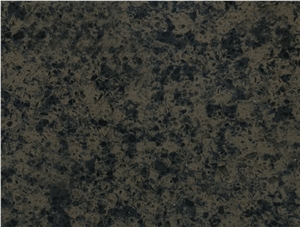 Opw024-Black Quartz Slabs from China