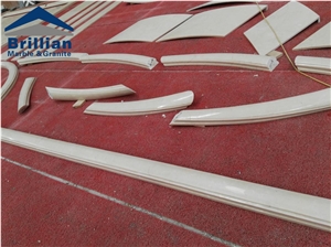 Altman Beige Marble Banisters,Osmanli Bej Mermer Marble Handrails,Beige Marble Stair Armrest,Marble Banister Balustrade,Stone Banister,Stair Rails,Marble Raillings,Beige Mabrle Handrails Of China
