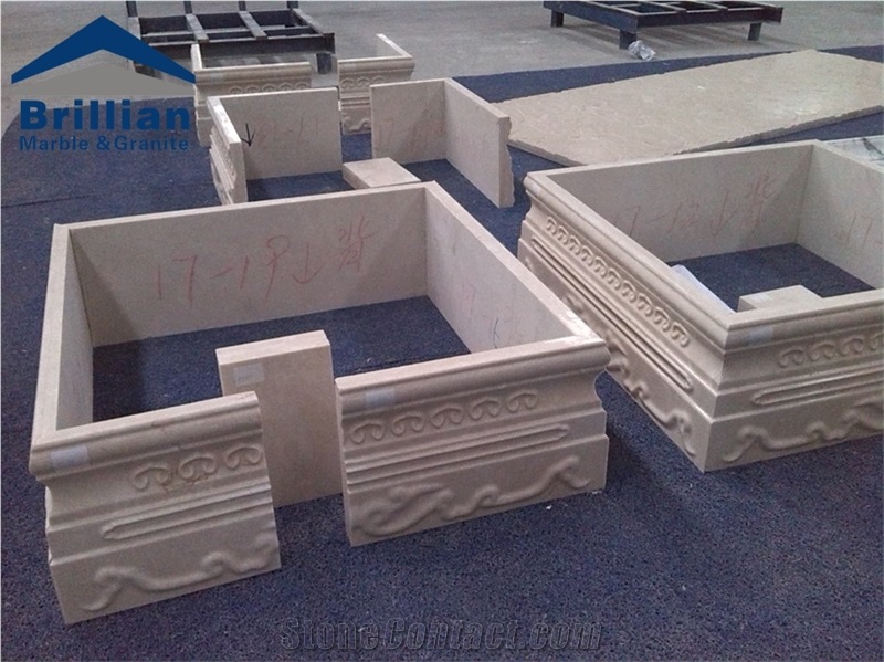 Aran Beige Marble Colum Relief,Aran White Extra Marble Colum Carving,Hand Carved White Marble Colum,Magnolia Beige Marble Colum Coppings,Stone Colum Base Panel with Engravings,Wall Relief,Colum Etch