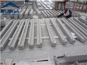 Chinese Red Granite Moldings/G657 Trim/G657 Border Liner/Peach Granite Rope Moldings/G657 Bianco Samsara China Fujian Pink Granite Trim