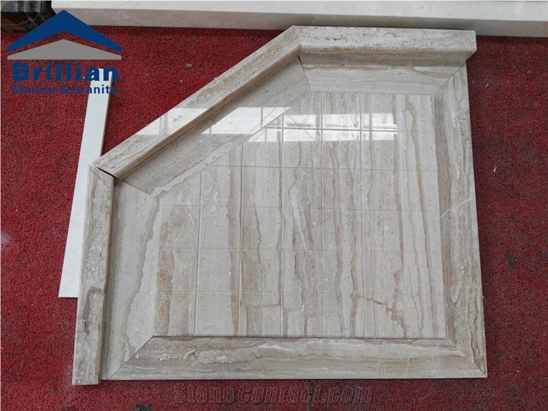 Diano Beige Marble Shower Base,Dino Beige Bathroom Shower Tray,Solid Surface Bathroom Shower Bases/Marble Bath Shower Trays, Turkey Beige Marble Trays,Stone Shower Plate,Bathroom Flooring Marble Tile