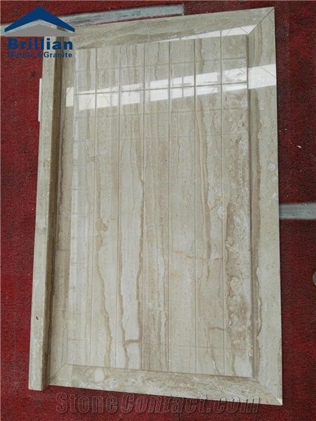 Dino Beige Marble Tray,Diano Beige Marble Shower Base,Dorgali Perlato Marble for Interior Wall and Floor Decoration,Bathroom Shower Floor Tray,Bathroom Flooring Tiles,Breccia Sarda Beige Marble Shower