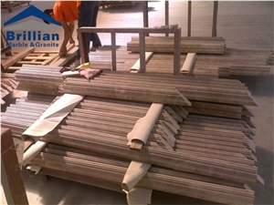 Emperador Light Marble Mouldings/Brown Marble Border Lines/Empero Light Marble Skirtings/Turkey Brown Marble Trim/Polished Ogee Marble Moldings/Light Emperador Marble, Emperador Claro Marmol Border