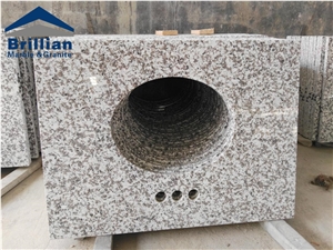 G439 Batroom Vanity Tops,Polished Granite Custom Vanity Tops,Laminated Granite Bathtoom Countertops,Natural Stone Batroom Solid Surface,Granite Bat Tops,Engineered Stone Bathroom Vanity Tops,Granite