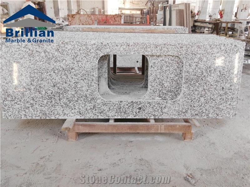 G439 Granite Vanity Tops,Polished Granite Bathroom Copuntertops,Engineered Stone Bathroom Countertops,Grey Granite Vanity Tops,Cheap Granite Vanity Tops,Granite Bath Top