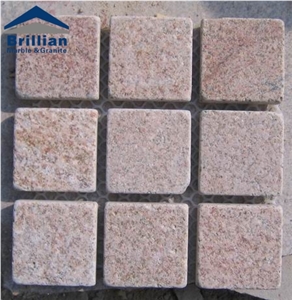 G666 Cube Stone Mosaics,Chinese Pophyry Red Granite Pavers,Square on Mesh Mosaics,1010 Cube Stone Mosaics,Flamed Red Granite Pavers,Walk Way Stone Pavers,G666 Tumbbles Stone,Cobble Stone Mosaic,Tile