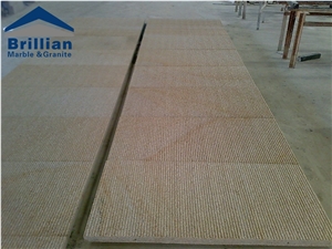 G682 Chiseled Surfaced Culture Stone,Yellow Granite Split Face Culture Stone,Granite Feature Wall,Fountain Waterfall Culture Stone,Granite Ledge Stone,Wall Cladding Stone