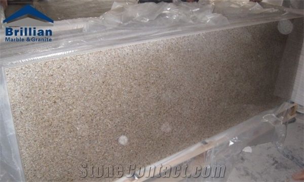 G682 Granite Countertops,Yellow Granite Kitchen Countertops,Polished Granite Kitchen Worktops,Sunset Gold Granite Countertops,Laminated Bullnose Countertops,Granite Kitchen Back Splash,Kitchen Bar Top