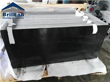G684 Black Granite Kitchen Countertops,China Absolute Black Granite Custom Countertops,China Black Granite Kitchen Worktops,China Black Pearl Granite Polished Countertops,2cm Black Granite Bench Tops