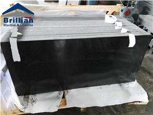 G684 Black Granite Slabs,Black Granite Polished Slabs,China Black Granite Slabs & Tiles,Fuding Hei Black Granite Slabs,2cm Black Granite Slabs,China Absolute Black Polished Slabs,Diamond Black Granite
