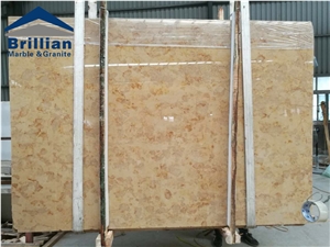 Golden Siena Marble Slabs,Golden Rose Marble,Beige Marble Flooring Tiles,Sitting Room Marble Tiles,Hotel Tiles,Bilecik Beige Marble Tiles