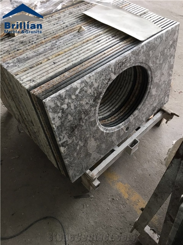 Granite Bathroom Vanity Tops,Grey Granite Vanitie Slabs,Granite Bath Top,Granite Bathtoom Countertop