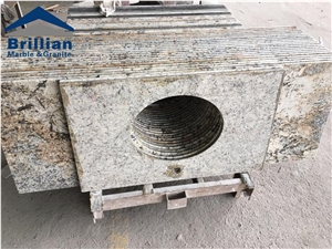 Granite Bathroom Vanity Tops,Grey Granite Vanitie Slabs,Granite Bath Top,Granite Bathtoom Countertop