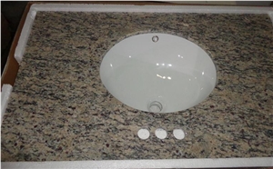 Imported Giallo Santa Cecilia Granite Vanity Tops,Natural Stone Countertop,High Quality Countertop, Granite Countertops, Granite Vanitytop