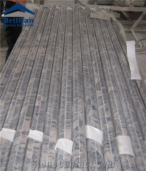 Juparana Grey China Granite Kitchen Countertops,Sea Wave Washed Sand Granite Polished Kitchen Worktops,Multicolour Grain Granite Custom Countertops,2cm Polished Granite Kitchen Island Tops,Grey Waves