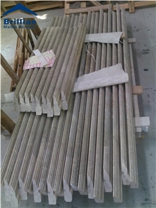 Louis Xiii Marble Skirtings/Louis Xiii Beige Marble Mouldings/Turkey Beige Marble Rope Moldings/Polished Marble Border Lines/Special Sgaped Stone Trim/Ogee Marble Moldings