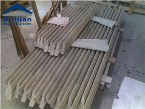 Louis Xiii Marble Skirtings/Louis Xiii Beige Marble Mouldings/Turkey Beige Marble Rope Moldings/Polished Marble Border Lines/Special Sgaped Stone Trim/Ogee Marble Moldings
