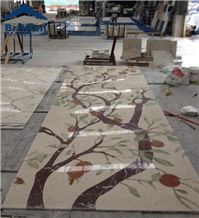 Marble Waterjet Medallion,Cnc Flower Marble Medallion,Composited Medallion,Honeycomb Panel Medallions,White Marble Flooring Medallion,Marble Pattern,Beige Marble Round Medallion,Green Marble Medallion