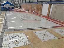 Marble Waterjet Medallion,Cnc Flower Marble Medallion,Composited Medallion,Honeycomb Panel Medallions,White Marble Flooring Medallion,Marble Pattern,Beige Marble Round Medallion,Green Marble Medallion