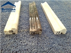 Portoro Marble Rope Moldings/Royal Portoro Marble Trim/Polished Marble Border Lines/Marble Molding,Marble Border Tiles