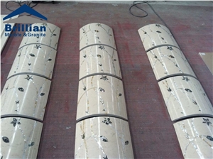 Royal Batticino Marble Colum,Beige Marble Colum,House Pillars Design,Roman Pillars Column,Marble Column Pillars Caps, Beige Marble Architectural Columns,Marble Colum,Arching Colum,Arc Marble Colum
