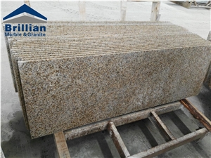 Rustic Yellow Granite Countertops,Zhangpu Rust Granite Kitchen Countertops,Laminated Kitchen Worktops,Yellow Granite Kitchen Bar Top,Polished Granite Custom Countertops