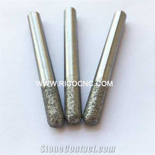 Diamond Granite Carving Bits, Hard Stone Cutting Bits, Cnc Marble Milling Tools