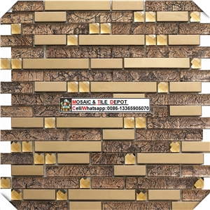 Stainless Steel Mosaic Mix Glass Mosaic,Marble Mosaic