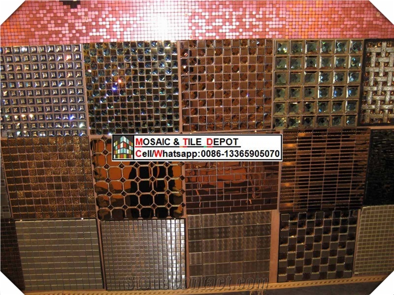 Stainless Steel Mosaic Mix Glass Mosaic,Marble Mosaic