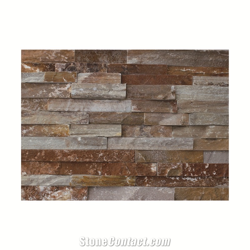 Gc-014l, Yellow Slate, Natural Stone, Nature Stone, Culture Stone
