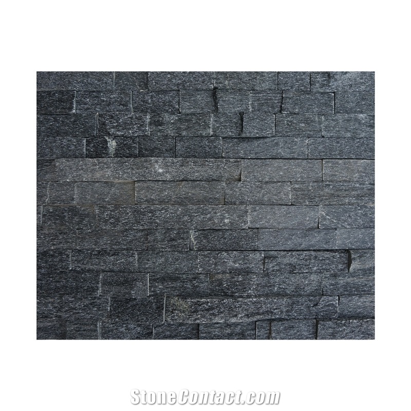 Gc-101l, Black Quartzite, Natural Stone, Nature Stone, Culture Stone
