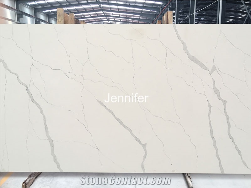 Carrara and Calacatta Quartz Stone Slab & Tiles,New Design Quartz Stone, China Solid Surface