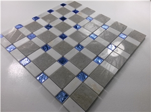 Glass Marble Mosaic Tile,Backsplash Mosaic