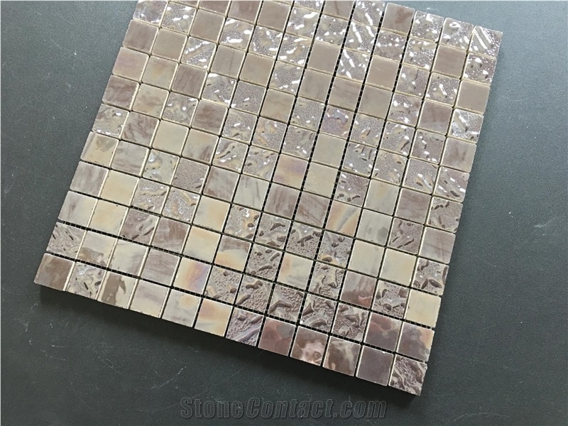 Microcrystal Ceramic Mosaic Tile Using for Wall Kitchen Backsplash
