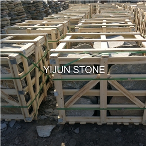 China Yijun Natural Slate Stepping Stone, Good Quality Stepped Stone, Garden Stone