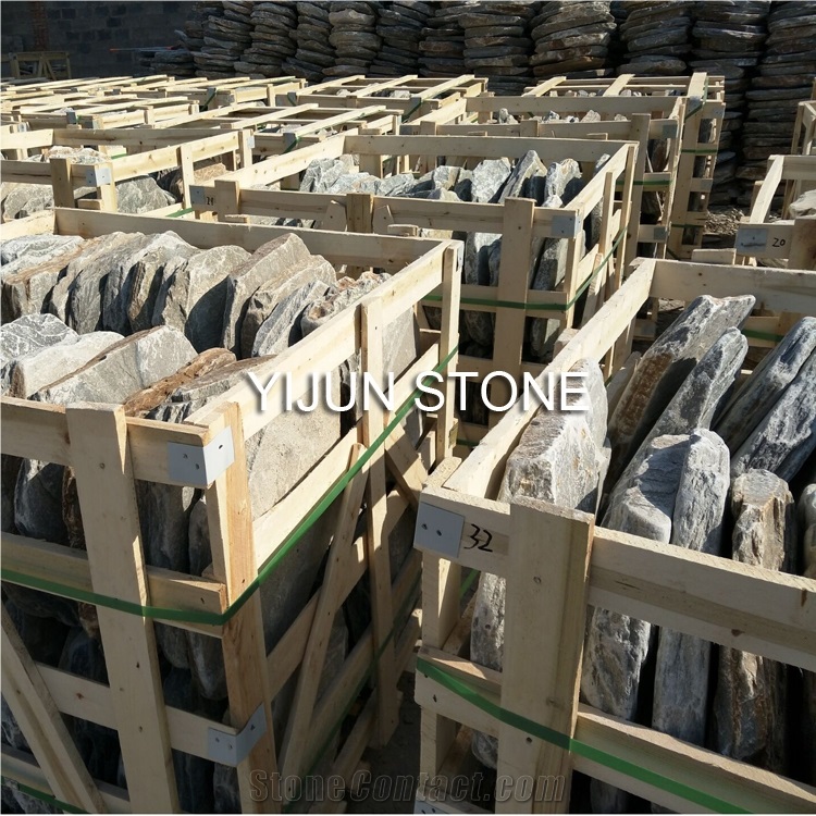 China Yijun Natural Slate Stepping Stone, Good Quality Stepped Stone, Garden Stone