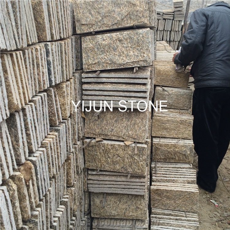 Natural Quartzite Claybank Mushroom Stone, Brown Wall Stone Tile