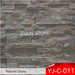 Sandstone Culture Stone for Wall Cladding, Wall Panel, Natural Surface Hebei Stone Factory, China