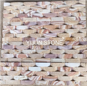 Sandstone Exposed Wall Stone for Sale, Wall Natural Sandstone Wall Decor from Hebei , China. Polished Surface