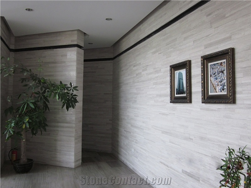 Grey Wood Grain Slab,Block/Silk Georgette Light Grey Wood Grain Vein Marble Tiles/Natural Building Stone Flooring/Feature Wall,Interior Paving,Cladding,Decoration/Quarry Owner