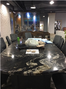 Brazil Titanium Granite Slabs/ Black Cosmics Granite/Titanium Slabs