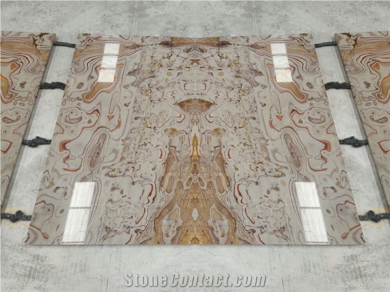 Own Factory High Quality Cheapest Polished Piccsso Quartzite Slabs,Yellow Quartzite Slabs & Tiles & Cut-To-Size for Floor Covering and Wall Cladding,For Project/Hotel/House,Large Quantity in Stock