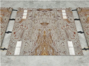 Own Factory High Quality Cheapest Polished Piccsso Quartzite Slabs,Yellow Quartzite Slabs & Tiles & Cut-To-Size for Floor Covering and Wall Cladding,For Project/Hotel/House,Large Quantity in Stock