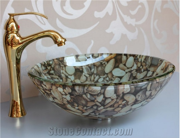 Bathroom Sinks, Green Vessel Sinks, Round Basins