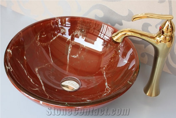 Brown Round Sinks, Vessel Sinks, Bathroom Sinks